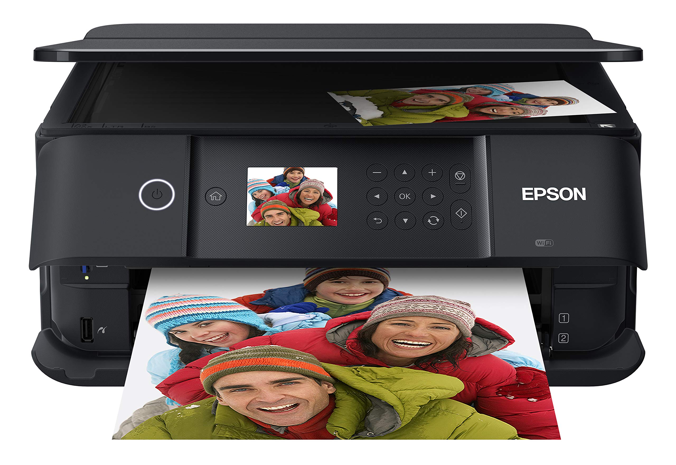 Epson Expression Premium Wireless Color Photo Printer with ADF, Scanner and Copier, Black