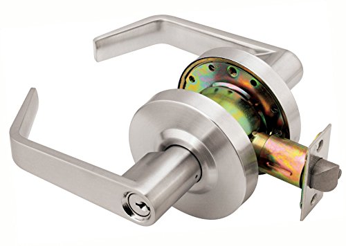 Dynasty Hardware AUG-26D Grade 2 Commercial Duty Lever, ADA, Satin Chrome Finish