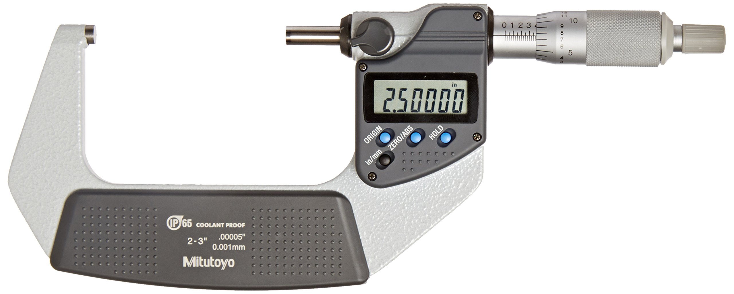 Mitutoyo 293-342-30 Digimatic Outside Micrometer, 2-3