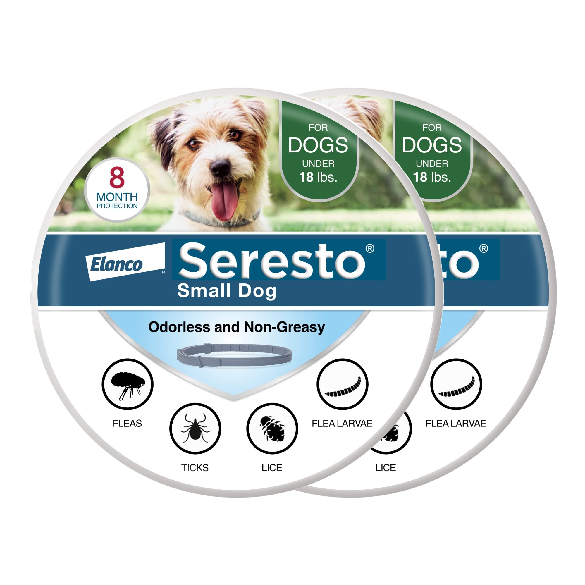 Seresto Small Dog Vet-Recommended Flea & Tick Treatment...