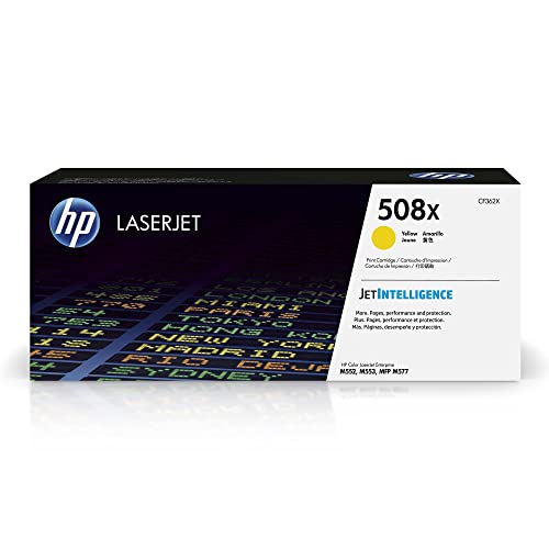 HP Original  508X Yellow High-yield Toner Cartridge | W...