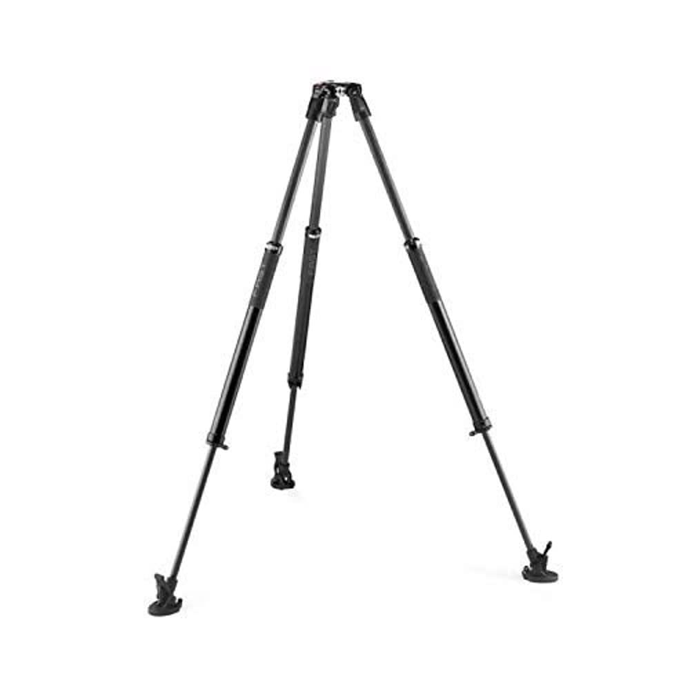 Manfrotto 635 Fast Single Tripod, Carbon Fiber Tripod, for DSLRs, Digital Cameras, Sturdy and Lightweight, Designed for Vloggers, Carbon, Vlogging Equipment, YouTube Equipment