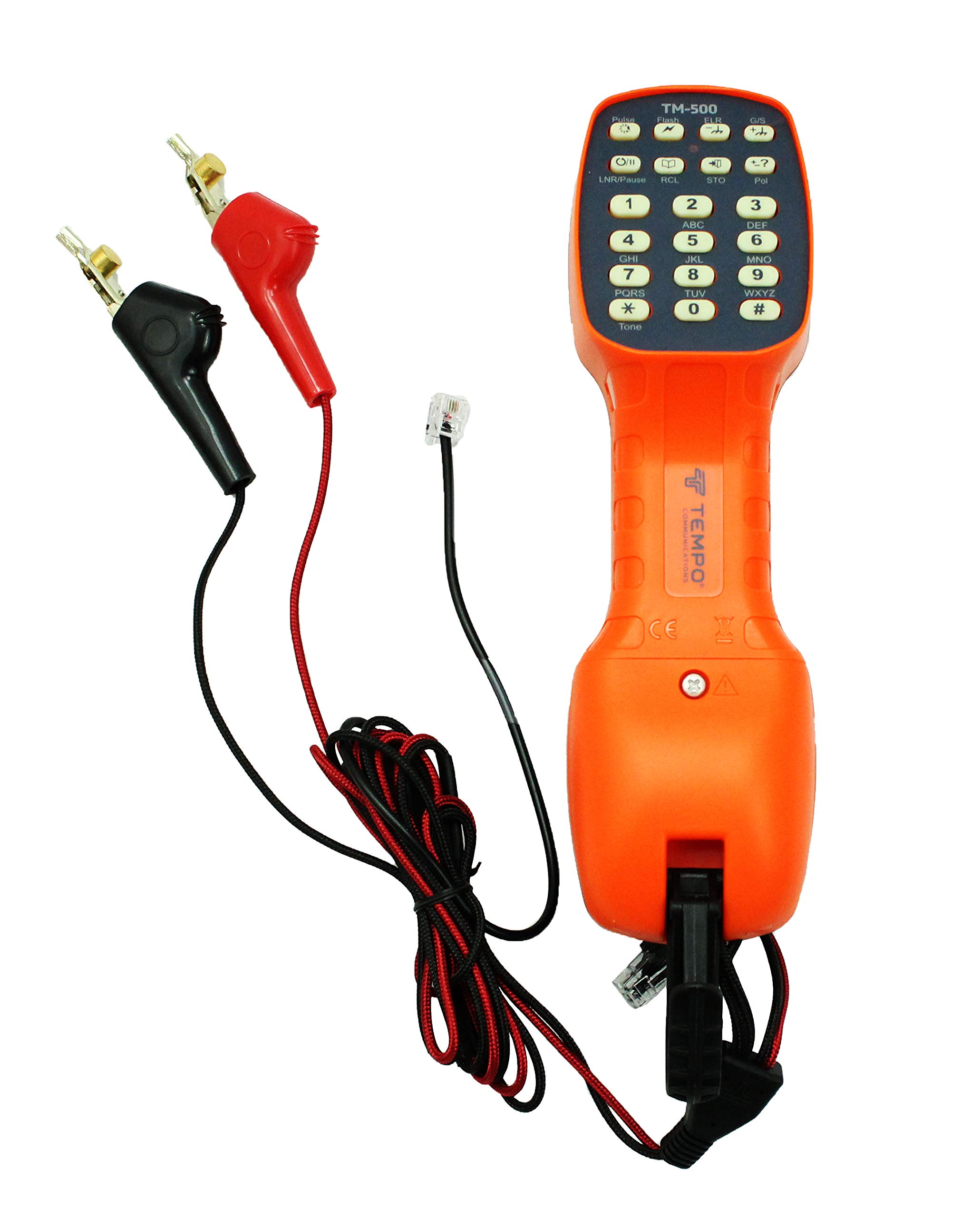 TEMPO TM-500 Lineman Telephone Test Set with ABN Clips ...