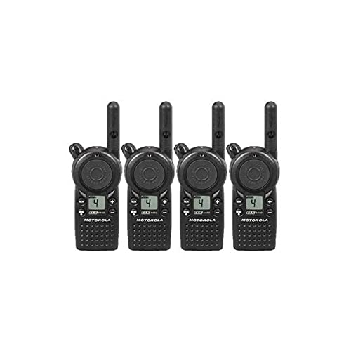 Motorola Solutions 4 Pack of Motorola CLS1410 Two Way Radio Walkie Talkies (UHF)