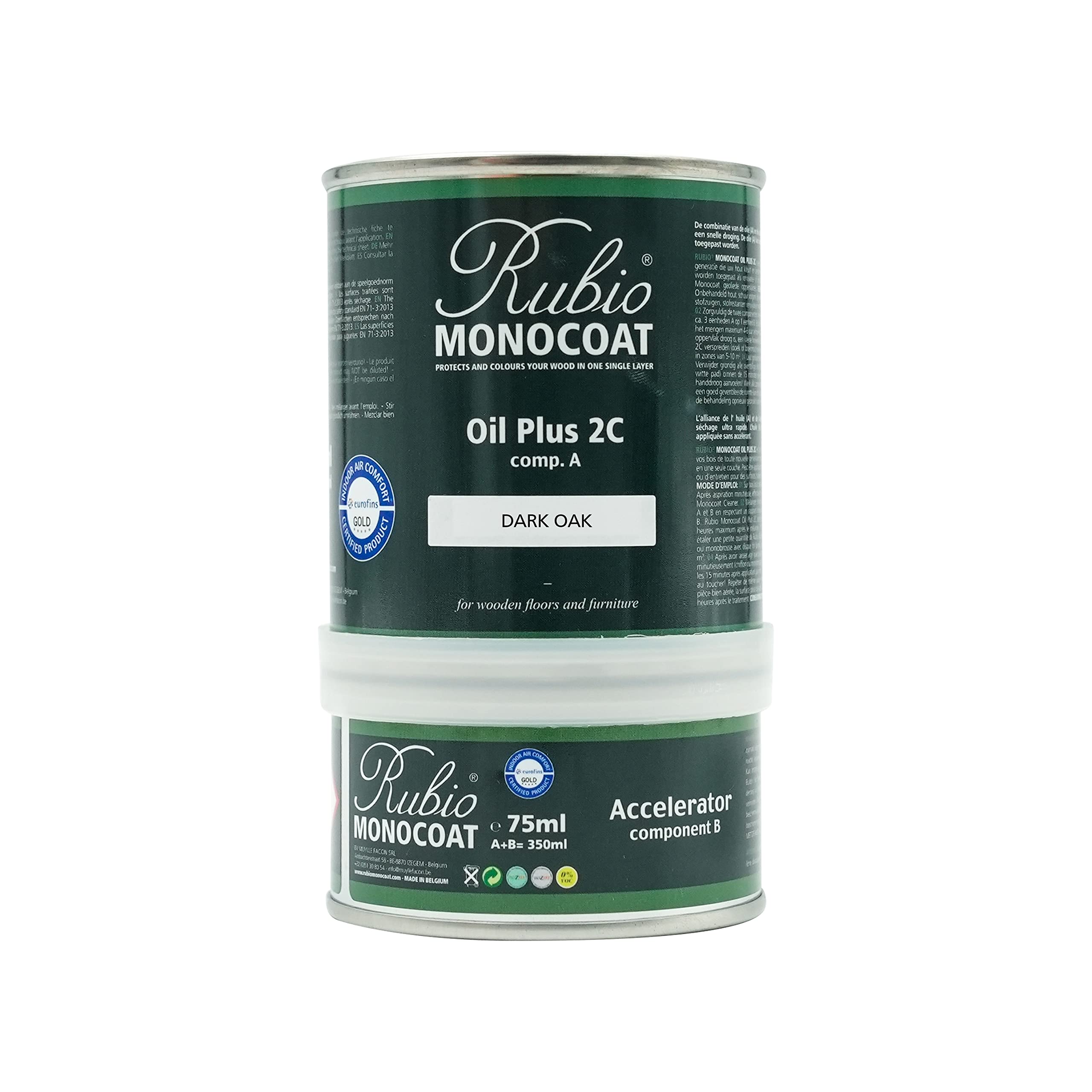 Rubio Monocoat Oil Plus 2C, 350 ML, Dark Oak