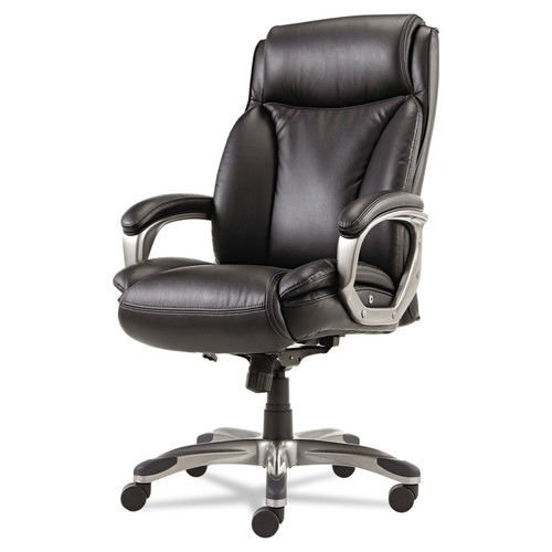 Alera Veon Series Executive High-Back Leather Chair with Coil Spring Cushioning