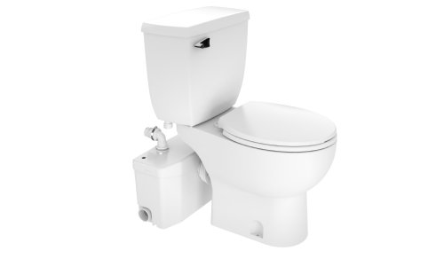 Saniflo SaniPLUS: Macerating Upflush Toilet Kit (with Standard Bowl)