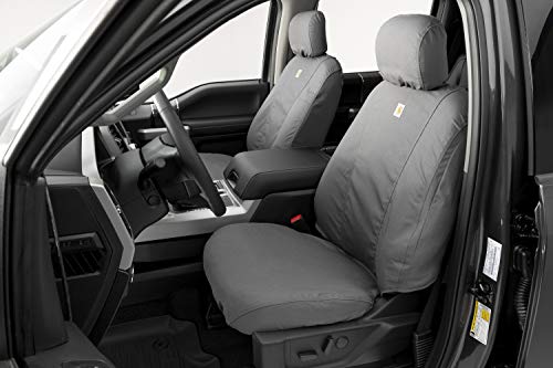 Covercraft Carhartt SeatSaver Custom Seat Covers | SSC2372CAGY | 1st Row Bucket Seats | Compatible with Select Cadillac+Chevrolet+GMC ...