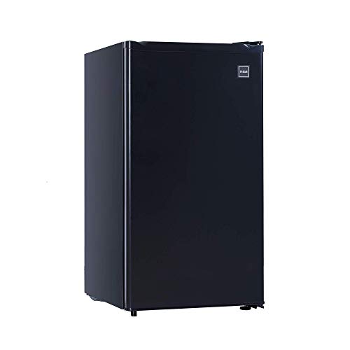 RCA RFR320-B-Black-COM RFR321 Mini Refrigerator, 3.2 Cu Ft Fridge, Black, CU.FT