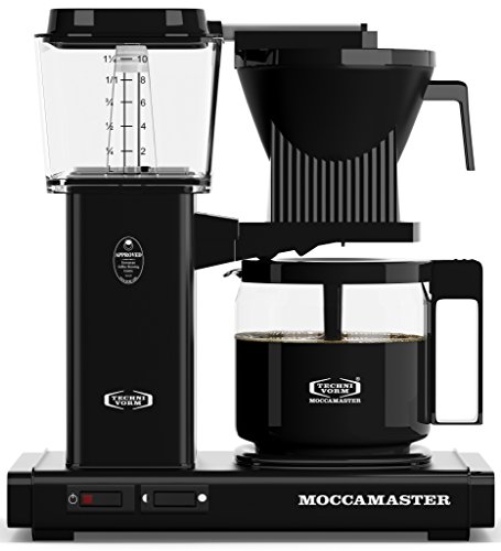 Technivorm Moccamaster Moccamaster KBG 741 10-Cup Coffee Brewer with Glass Carafe, Polished Silver