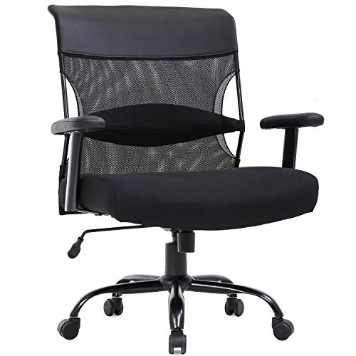 BestMassage Big and Tall Office Chair 500lbs Wide Seat ...