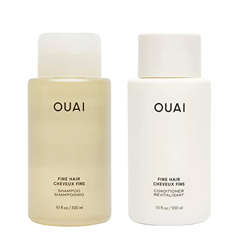 OUAI Shampoo + Conditioner Set. Free from Sulfates. 10 ...