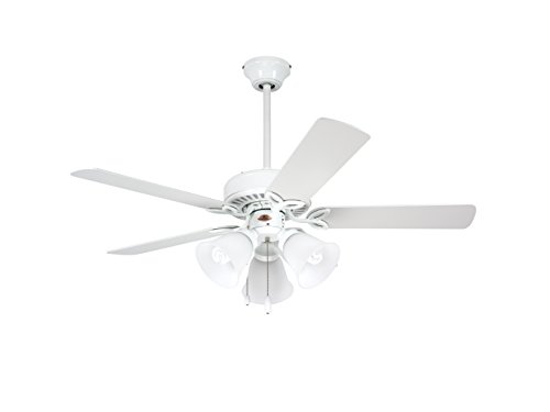 Emerson Ceiling Fans CF710BS Pro Series II Low Profile Hugger Ceiling Fan With Light, 42-Inch Blades, Brushed Steel Finish