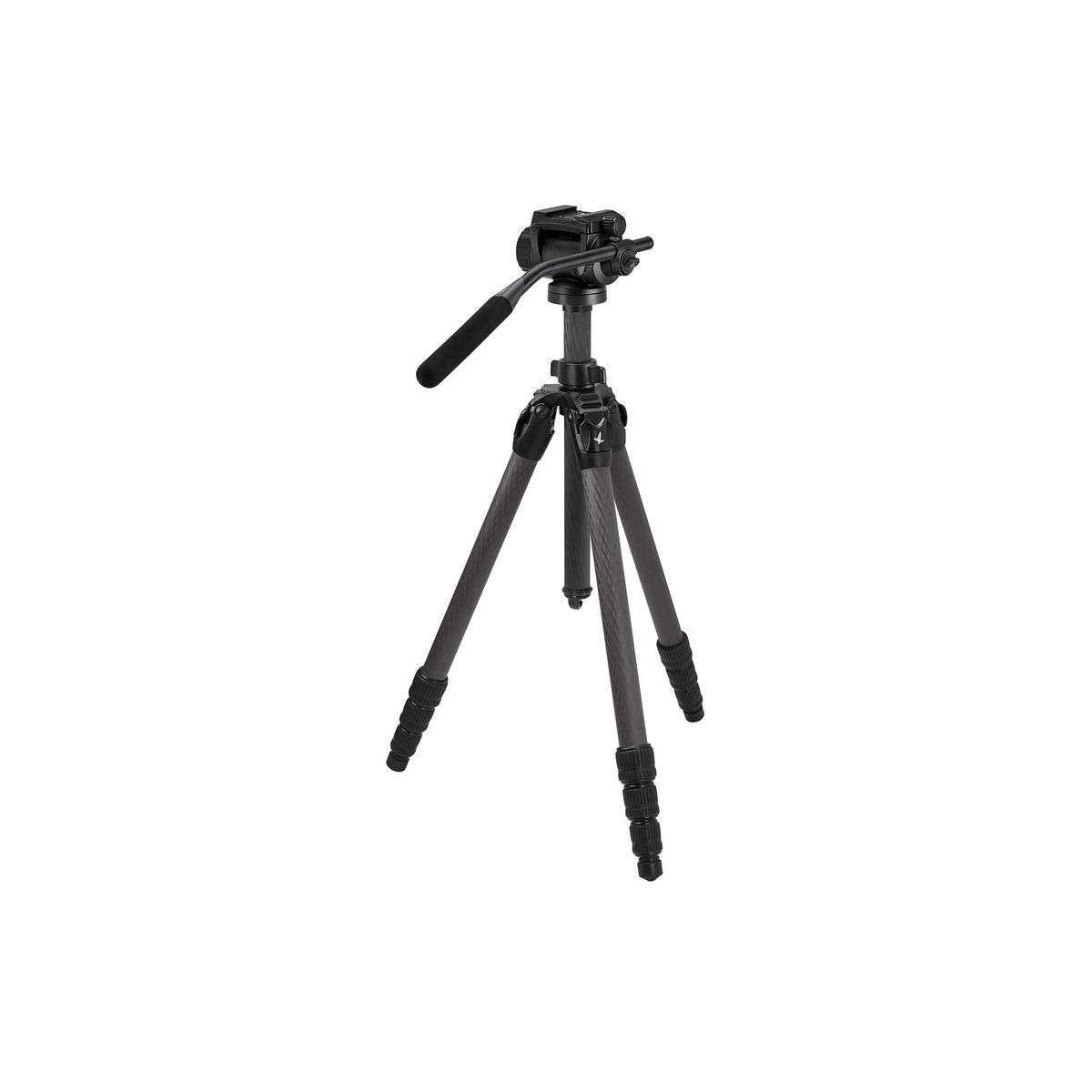 Swarovski Optik CCT Compact Carbon Fiber Tripod with CTH Compact Video Head, Supports 11 Lbs.