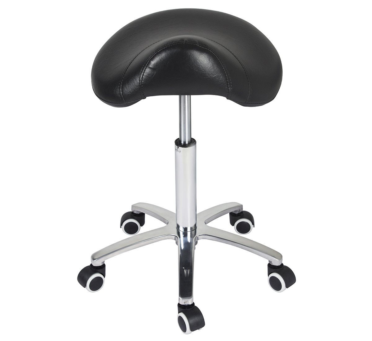 Antlu Saddle Stool Rolling Chair for Medical Massage Salon Kitchen Spa Drafting,Adjustable Hydraulic Stool with Wheels