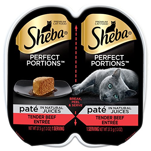 Sheba Perfect Portions Paté Wet Cat Food Trays, 24 Twin-Packs