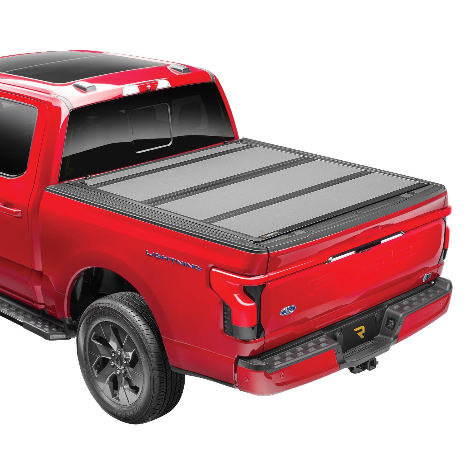 BAK RealTruck  Flip MX4 Hard Folding Truck Bed Tonneau Cover | 448130 | Fits 2019 - 2024 Chevy/GMC Silverado/Sierra, w/ MultiPro/Flex tailgate (Will not fit Carbon Pro Bed) 5' 10