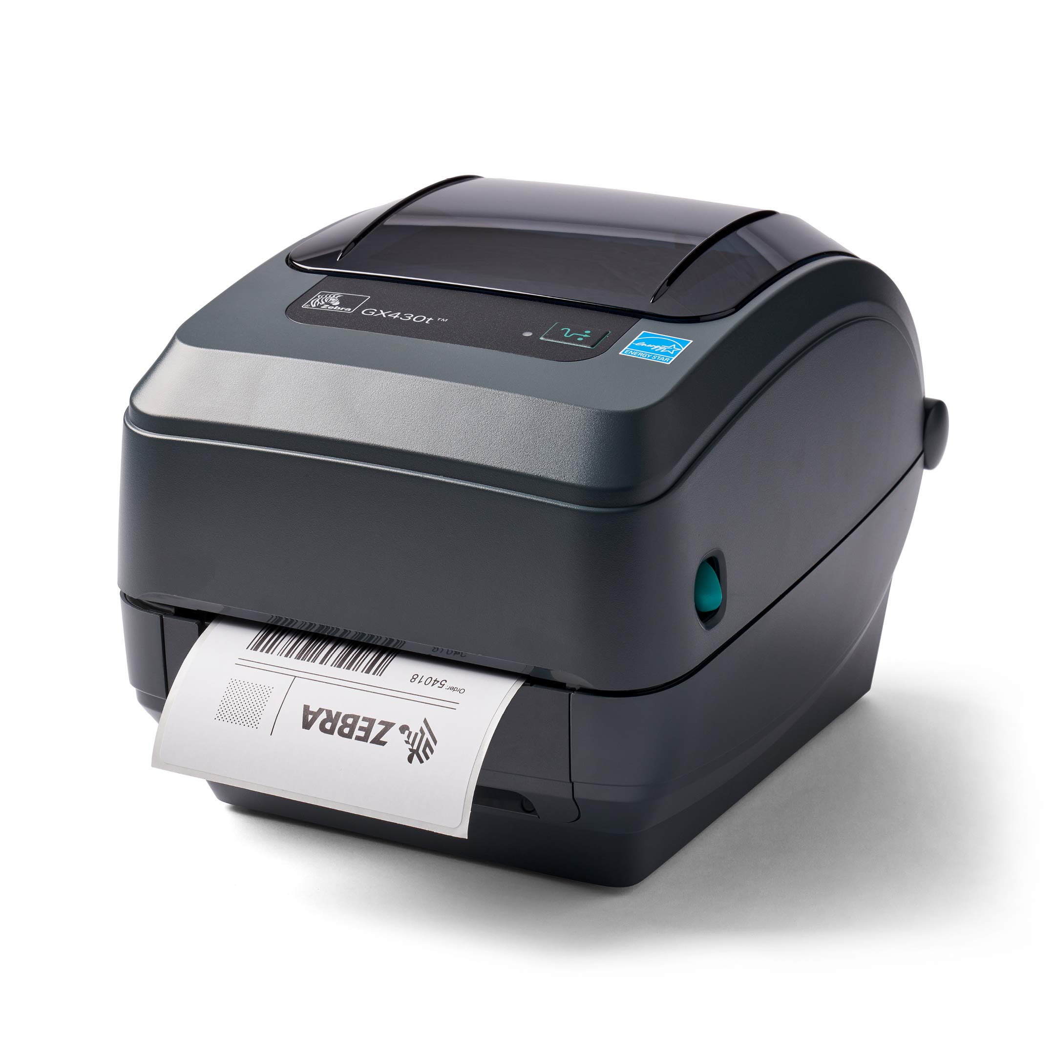 Zebra GX430t Thermal Transfer Desktop Printer Print Wid...