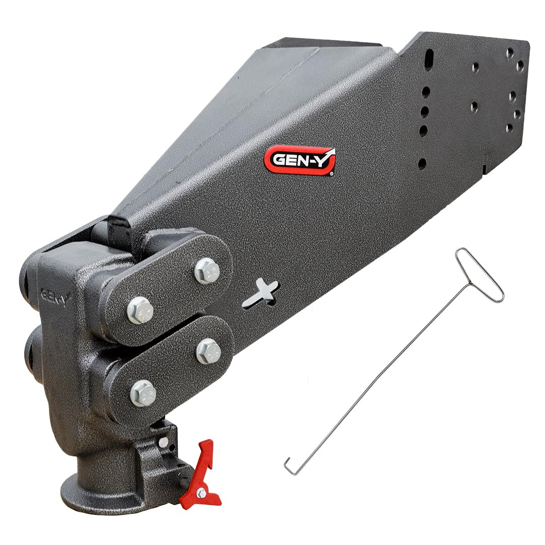 GEN-Y Hitch GEN-Y GH-8065AL Executive Torsion-Flex Auto Latch Fifth Wheel to Gooseneck - 2 5/16