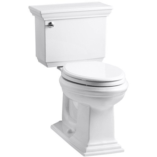 KOHLER Memoirs Comfort Height Two-Piece Elongated 1.28 gpf Toilet with Stately Design