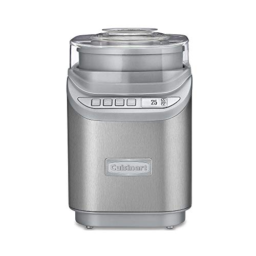 Cuisinart ICE-70 Electronic Ice Cream Maker, Brushed Chrome