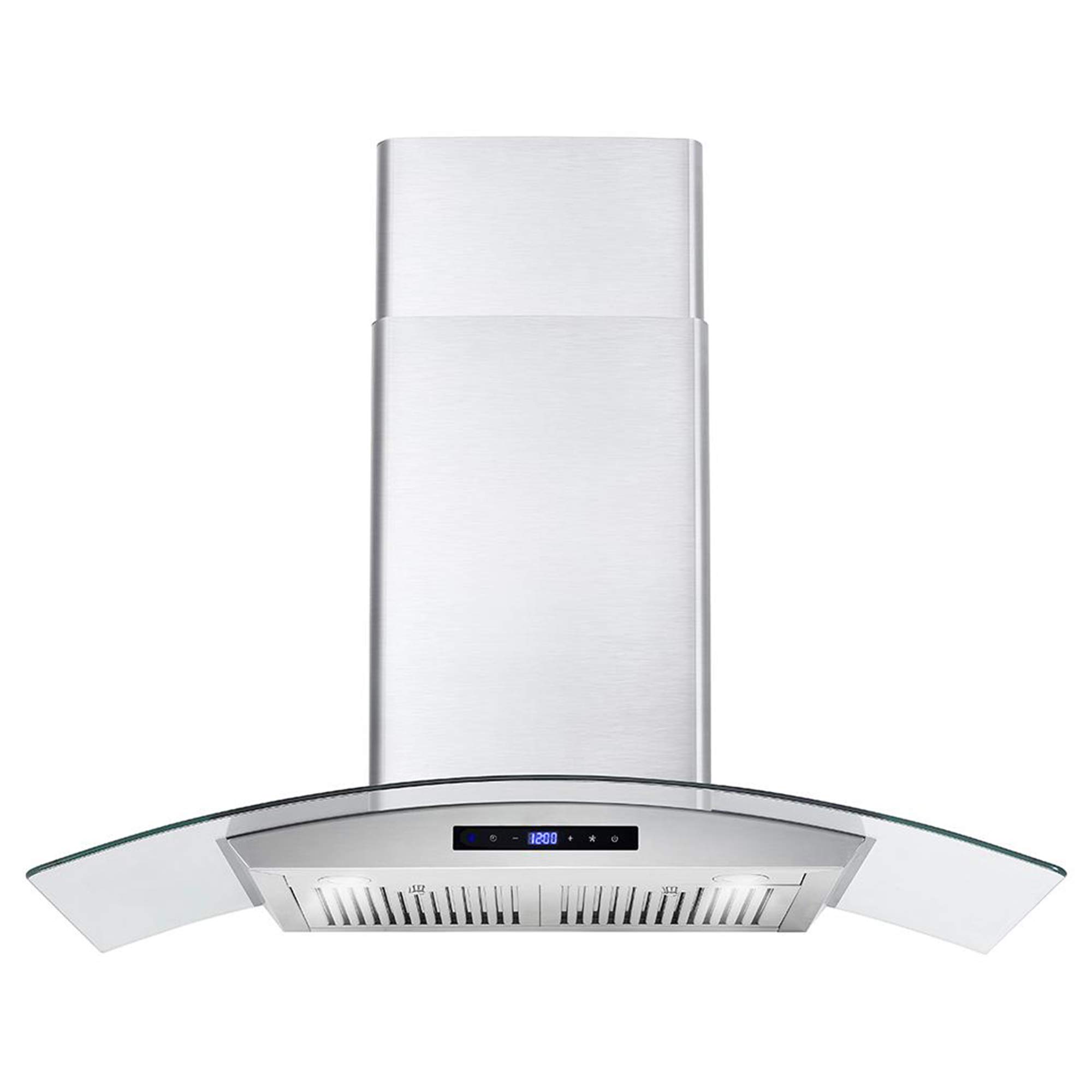 Cosmo COS-668WRCS90 36 in. Ducted Wall Mount Range Hood in Stainless Steel with Touch Controls, LED Lighting and Permanent Filters